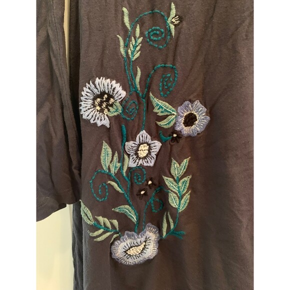 Soft Surroundings Floral Embroidered Dress - Picture 2 of 8